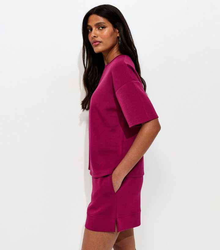 Premium Light Burgundy Jersey Shorts