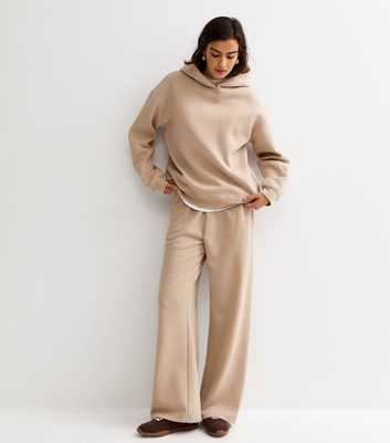 Camel Wide Leg Joggers