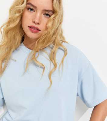 Light Blue Boxy Sweatshirt T-Shirt