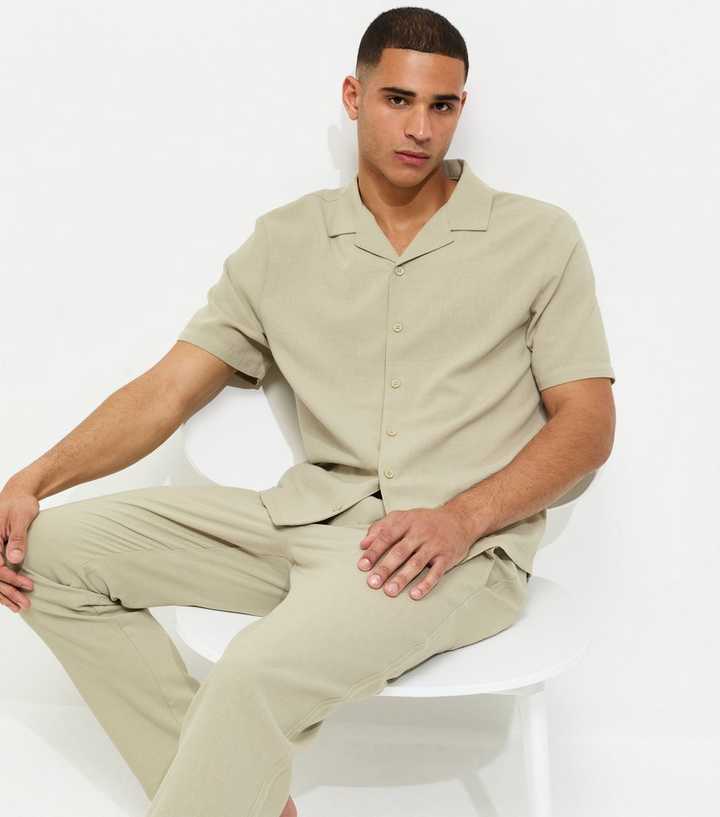 Mint Green Regular Short Sleeve Boxy Fit Shirt