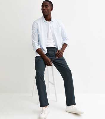 Navy Chino Trousers