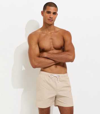 Jack & Jones Stone Seersucker Swim Shorts