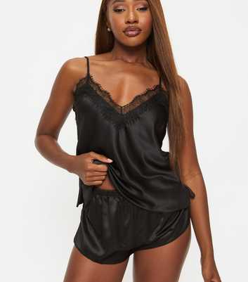 Ann Summers Black Cerise Cami Pyjama Set