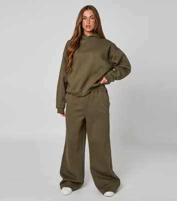 Urban Bliss Khaki Piped Joggers