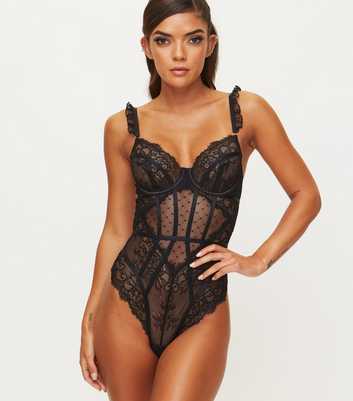 Ann Summers Black Sweetheart Bodysuit