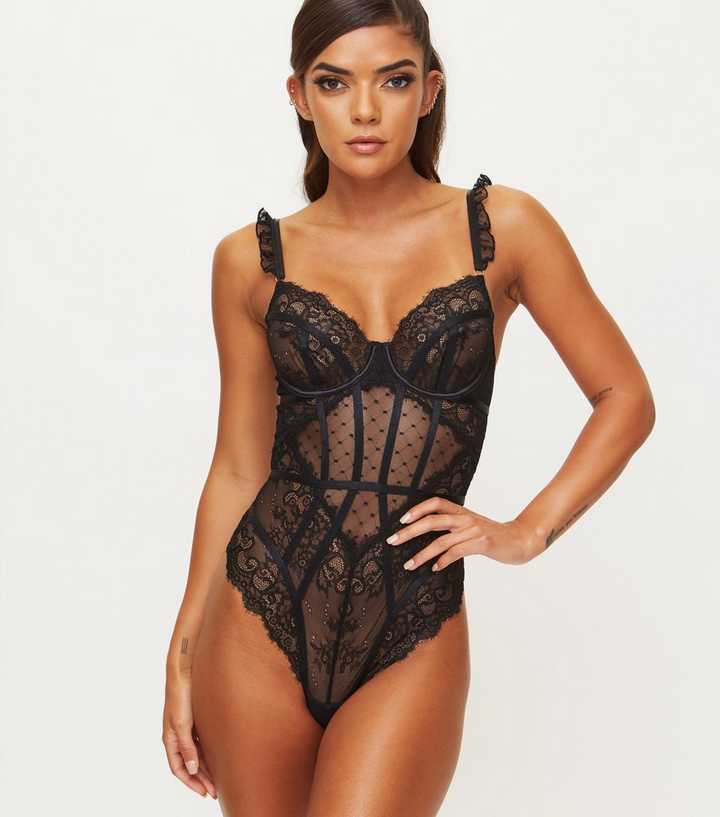 Ann Summers Black Sweetheart Bodysuit
