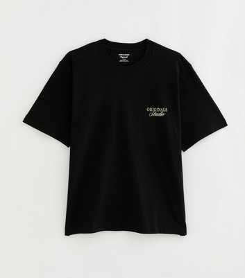 Jack & Jones Black Relaxed Originals Studio Logo T-Shirt