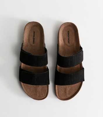 Jack & Jones Real Suede Black Sandals