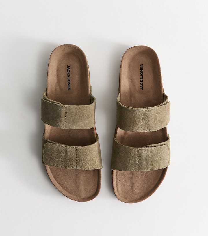 Jack & Jones Real Suede Brown Sandals