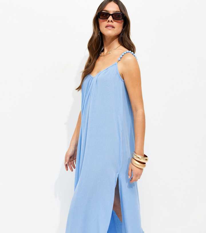 pale blue dress midi Archer Midi Dress - Cornflower Blue