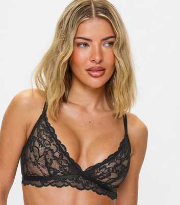 Ann Summers Black Lace Non Padded Bralette