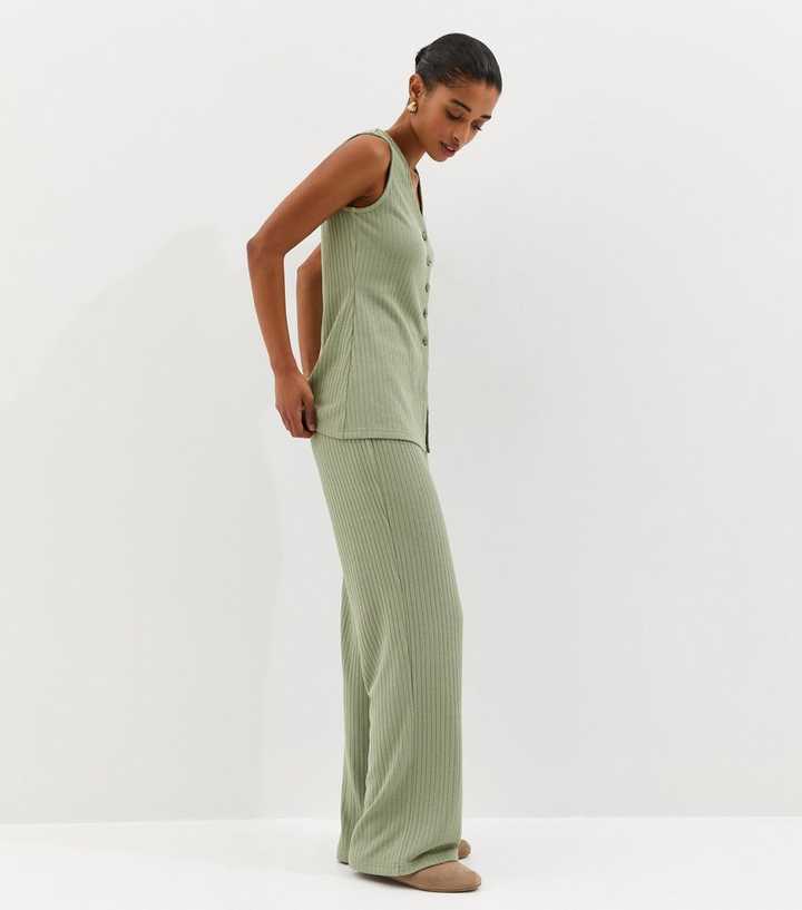 Soft Touch Khaki Textured Trouser