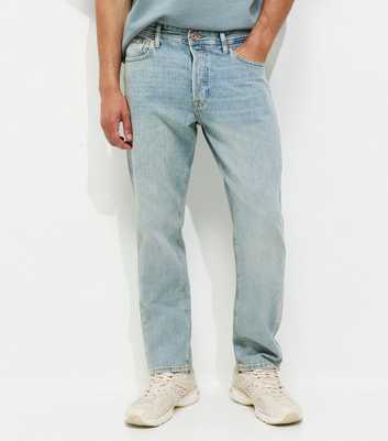 Jack & Jones Light Blue Wash Straight Leg Jeans