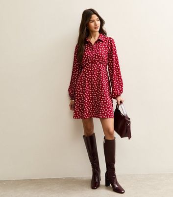 Red Long Sleeve Dresses