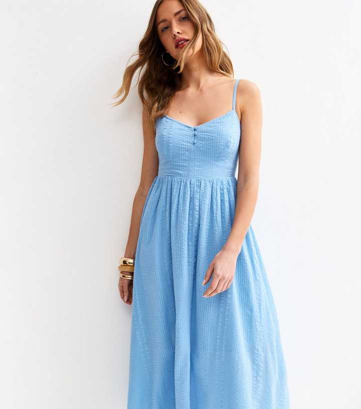 princess polly baby blue dress Blue Midi Dresses main image 1
