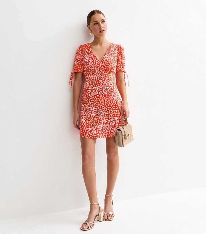 open lace back dress Z Supply Campbell Dot Crepe Mini Dress main image 0