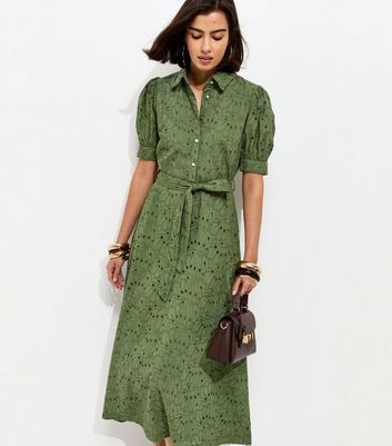 Khaki Shirt Dresses | New Look