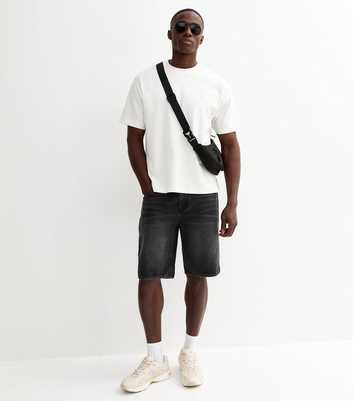 Dark Grey Denim Bermuda Shorts