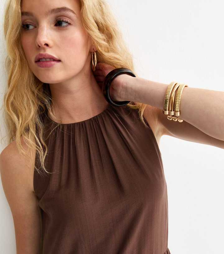 babydoll dress brown Women's Sands Of Life Dress, Brown