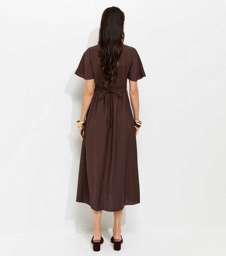 midi fall dresses for women Felicity Midi Dress in Autumn Swirl – At Last Shop main image 0