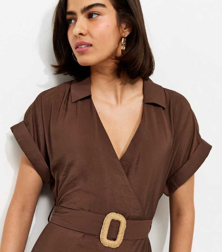 charlie brown pink dress THE DARA SWEATER MIDI DRESS IN BROWN – Pink Desert main image 0