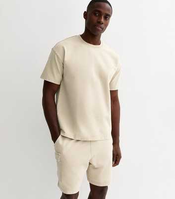 Stone Short Sleeve Oversized Washed T-Shirt