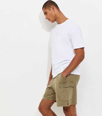 Khaki Lightweight Cargo Shorts