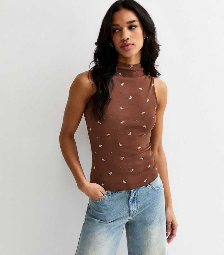 Edikted La Lover Rhinestone Tank Top