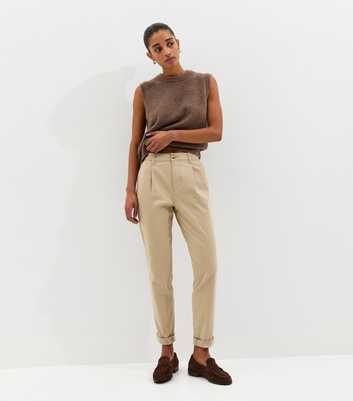 Stone Slim Leg Chino Trousers