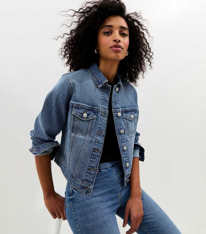 Blue Mid Wash Denim Jacket