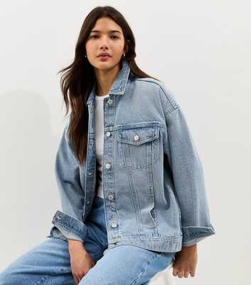 Blue Oversized Denim Jacket