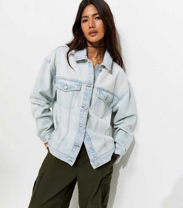 Light Blue Oversized Denim Jacket
