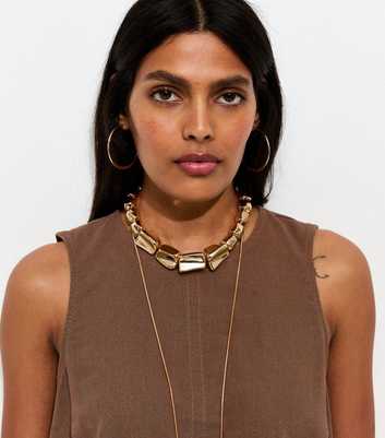 Brown Linen Blend Sleeveless Top