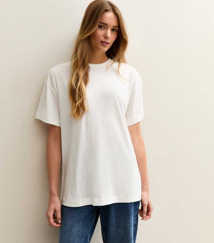 Off White Oversized T-Shirt