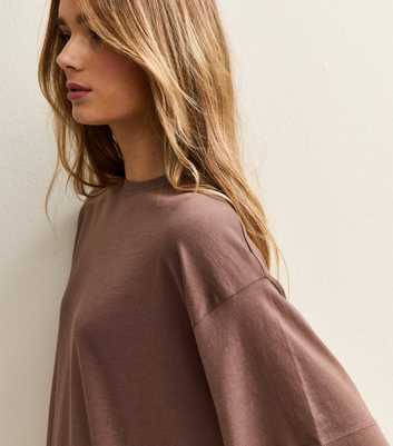 Dark Brown Oversized T-Shirt