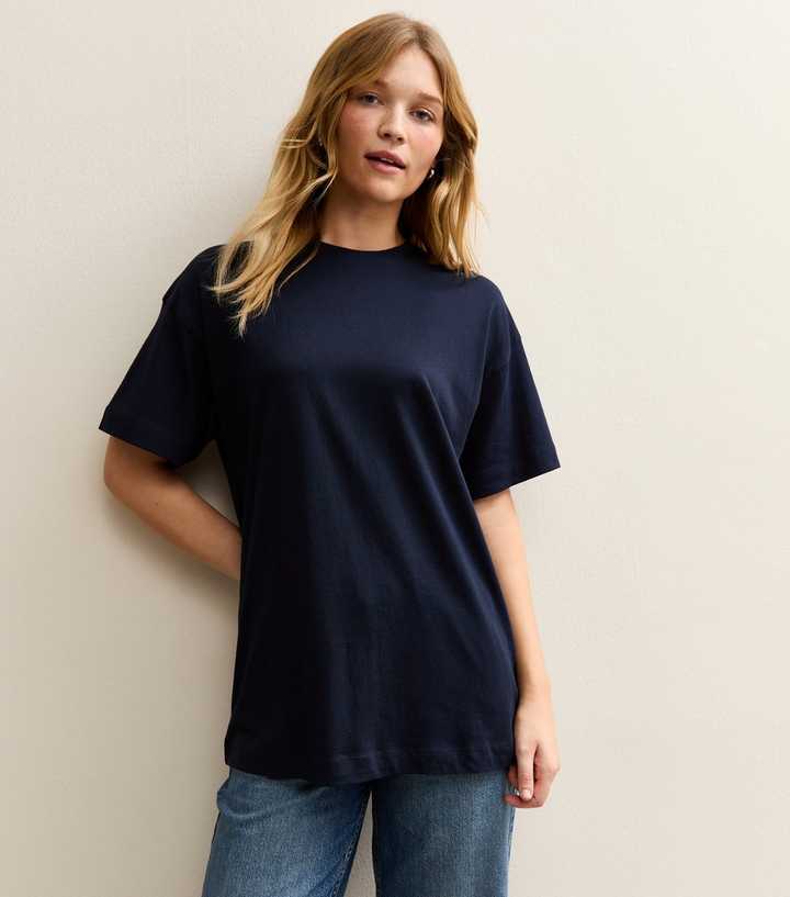 Navy Oversized T-Shirt