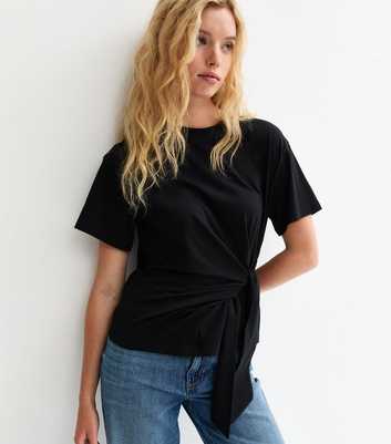 Black Tie Side T-Shirt