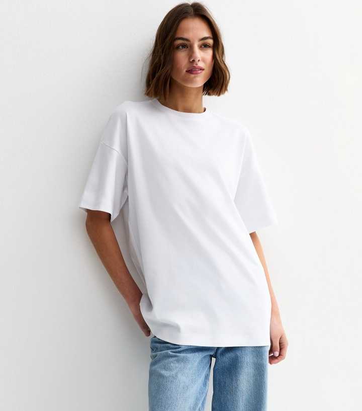 Premium White Oversized Heavyweight Cotton T-Shirt