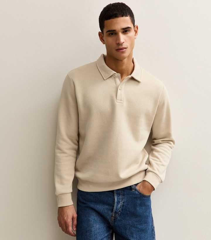 Jack & Jones Stone Polo Collar Sweatshirt