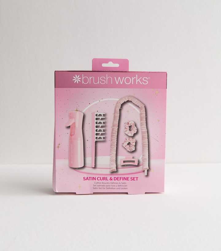 Brushworks Pink Satin Curl and Define Set