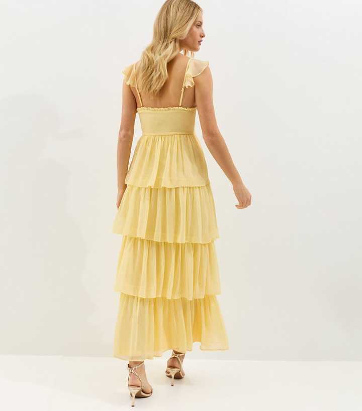 sachin and babi light blue dress Chiffon Short Sleeves V-Neck Bridesmaid Dress with Slit main image 1