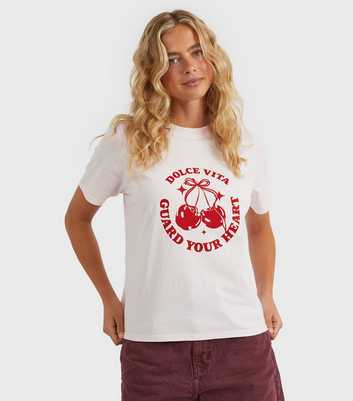 Custard Clothing Light Pink Dolce Vita T-Shirt