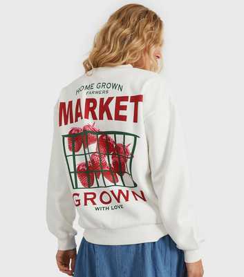 Custard Clothing White Grown With Love Sweatshirt