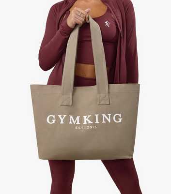 Gym King Light Brown Established Tote Bag