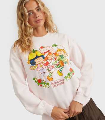 Custard Clothing Light Pink Strawberry Shortcake Sweatshirt