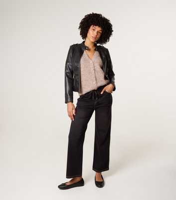Blue Vanilla Black Elasticated Waist Jeans