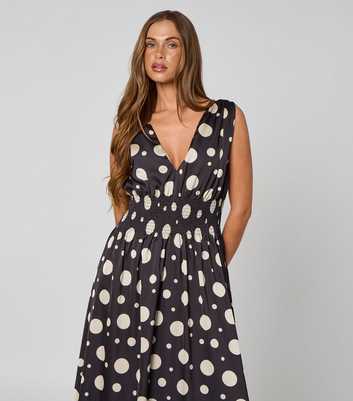 Urban Bliss Polka Dot Elasticated Maxi Dress