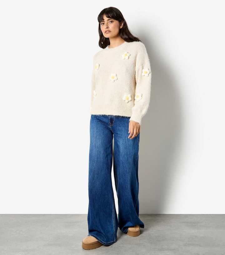 Apricot Stone Daisy Oversized Jumper