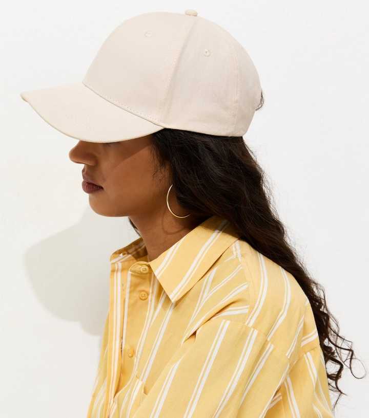 Stone Topstitched Cap