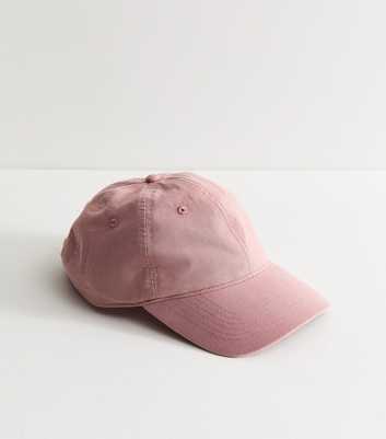 Light Pink Topstitched Cap